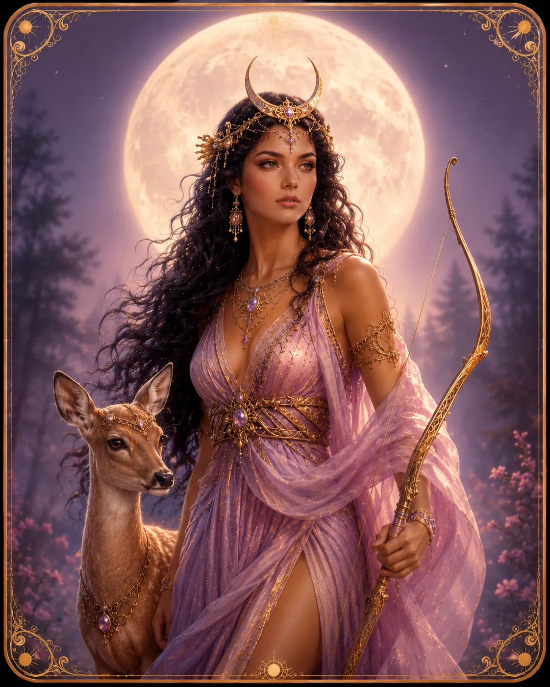 Goddess Artemis, Greek archetype of Independence & Intuition