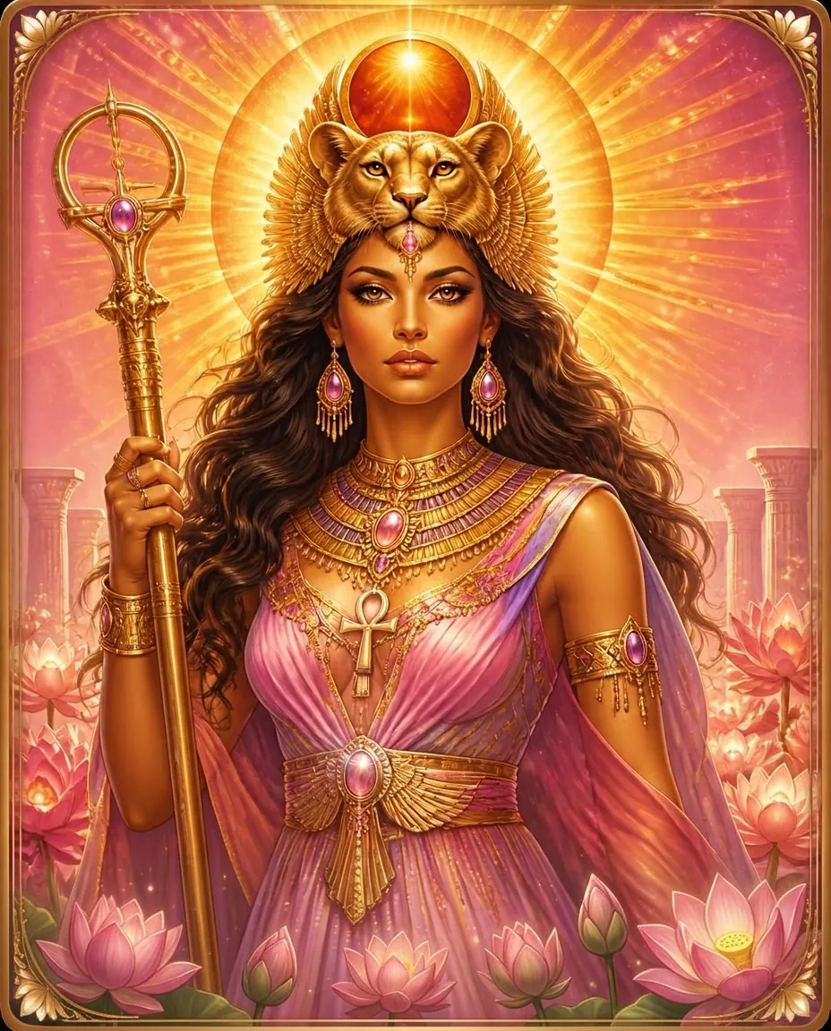 Goddess Sekhmet, Egyptian archetype of Sacred Fire & Strength