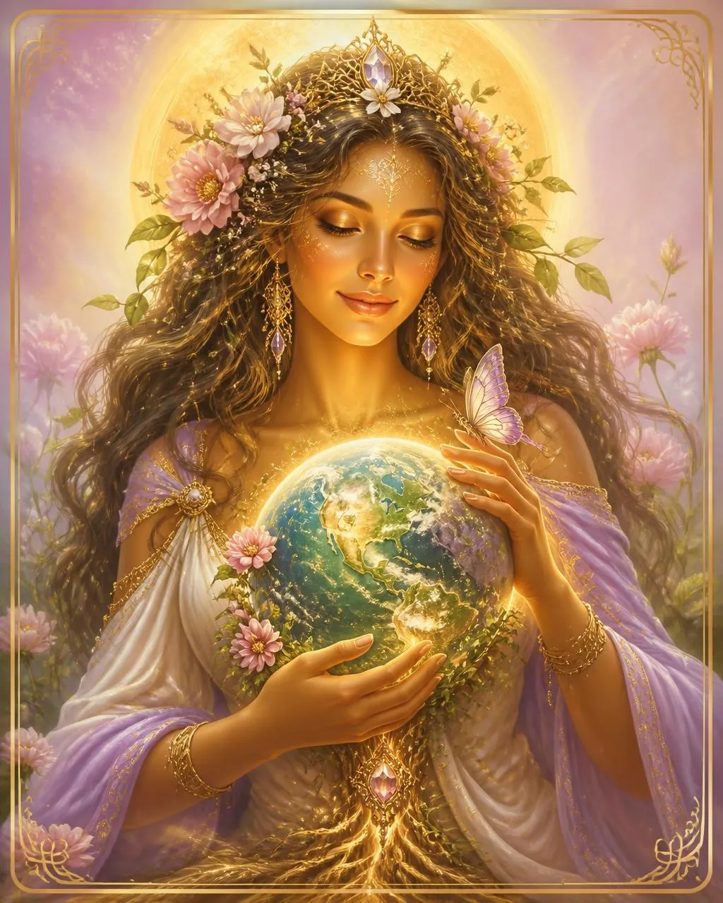 Goddess Mother Gaia, Primordial archetype of Grounding & Nurturing
